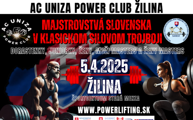 MAJSTROVSTVÁ SLOVENSKA V KLASICKOM SILOVOM TROJBOJI 5.4.2025